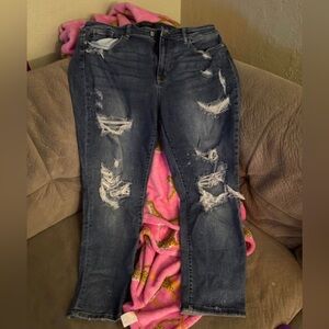 Judy Blue distressed Boyfriend jeans
